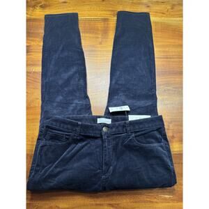 LOFT Women's Blue Soft Corduroy Stretch Fabric Skinny Leg Pants Sz 10 - NEW